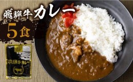 【ふるさと納税】飛騨牛カレー (5袋)  | 訳あり 飛騨牛 肉 牛 カレー ビーフカレー 簡易包装 レトルトカレー 人気 おすすめ おいしい 便