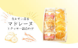 【ふるさと納税】生レモン香るマドレーヌ（5個）＆クッキー2種（10枚＋1袋）詰め合わせ
