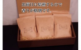 【ふるさと納税】【定期便3回】出荷日焙煎『新鮮珈琲豆セット』3種 6袋 コーヒー 珈琲