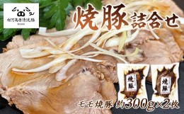 【ふるさと納税】白河高原清流豚 焼豚詰合せ 300g×２ F21R-039