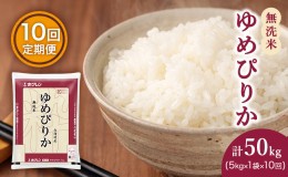 【ふるさと納税】米 定期便 5kg 無洗米 10ヶ月 ゆめぴりか ホクレンゆめぴりか ANA機内食採用