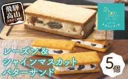 【ふるさと納税】【数量限定】 レーズンバターサンド 2個 シャインマスカット レーズンバターサンド 3個 詰め合わせ 洋菓子 お菓子 詰合