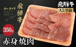 【ふるさと納税】飛騨牛もも肉焼肉 350ｇ A5等級 ブランド牛 和牛    朝日屋 TR4214