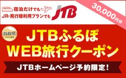 【ふるさと納税】F24-043 【鳥取県】JTBふるぽWEB旅行クーポン　30000円