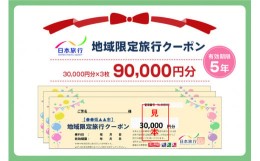 【ふるさと納税】日本旅行 地域限定旅行クーポン【90,000円分】｜関空泉大津ワシントンホテル 旅行 観光 クーポン [3158]