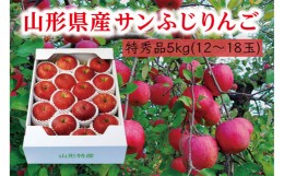 【ふるさと納税】《先行予約 2024年度発送》【山形県産】サンふじりんご特秀品5kg FSY-0406