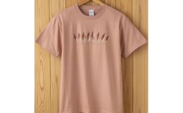 【ふるさと納税】[?5340-7065]0332世界で唯一!着る山菜!!【みょうがTシャツ・ダスティピンク】Mサイズ