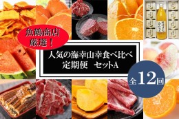 【ふるさと納税】【魚鶴商店厳選！】人気の海幸山幸食べ比べ【定期便全12回】セットA