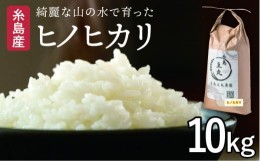 【ふるさと納税】【白米】糸島産 ヒノヒカリ 10kg  糸島市 / 糸島王丸農園 ( 谷口汰一 )【いとしまごころ】 [AAZ014-1]