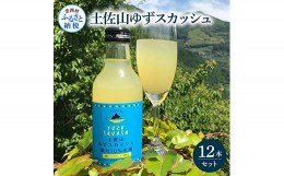 【ふるさと納税】土佐山ゆずスカッシュ12本セット スカッシュ ゆず 柚子 ジュース 飲み物 セット お歳暮 御歳暮 ギフト ドリンク 炭酸飲