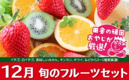 【ふるさと納税】旬のフルーツセット 12月号 【令和6年12月より発送開始】 田舎の頑固おやじが厳選！ [BI25-NT]