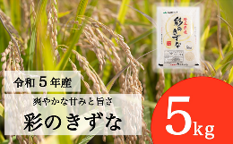 【ふるさと納税】【令和5年産】埼玉県産 彩のきずな 5kg 【ブランド米 埼玉ブランド お米専用化粧箱  白米 国産 お米】