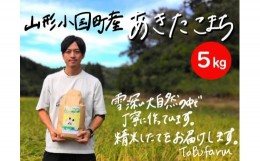 【ふるさと納税】令和5年産　山形県小国町産 あきたこまち・5kg