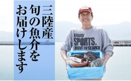 【ふるさと納税】【下処理しない】【特選】三陸海の恵み詰め合わせ【3ヶ月定期便】(1回あたりのお届け目安：3人用) 【 無添加 鮮魚 三陸