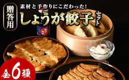 【ふるさと納税】しょうが餃子詰合せ贈答用セット(餃子50個・生姜餃子30個・肉まん3個・杏仁豆腐)ぎょうざ ギョウザ 冷凍 国産 豚まん 中