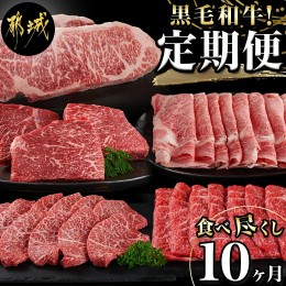 【ふるさと納税】黒毛和牛食べ尽くし10ヶ月定期便_TAC10-4201