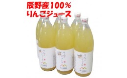 【ふるさと納税】【10-16】辰野産100％りんごジュースセット