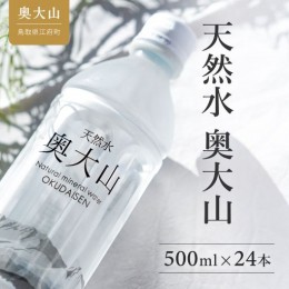 【ふるさと納税】【定期便3回】天然水奥大山 500ml24本×3ヶ月 ミネラルウォーター 軟水 ペットボトル 500ミリ ヨーデル PET 0889