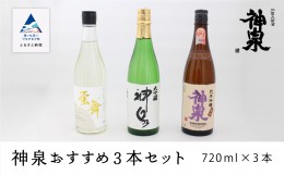 【ふるさと納税】神泉おすすめ3本セット（720ｍｌ×3本） 028009