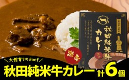 【ふるさと納税】125P2901 秋田純米牛カレー6個入り