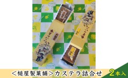 【ふるさと納税】＜槌屋製菓舗＞カステラ詰合せ　2本入