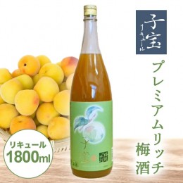 【ふるさと納税】SA1448　酒田の酒屋厳選　子宝リキュール プレミアムリッチ梅酒　1800ml×1本