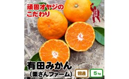 【ふるさと納税】▼有田みかん約5kg　頑固オヤジのこだわりみかん ※2024年11月中旬〜2025年1月上旬より順次発送予定 【krf004-r-5】