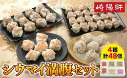 【ふるさと納税】シウマイ満腹セット（４種 計48個）〈崎陽軒〉｜中華惣菜 しゅうまい 焼売 神奈川 横浜