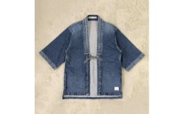【ふるさと納税】CK66【岡山デニム】“DENTO BLUE”  着物ジャケット [半袖] ／ サイズ大