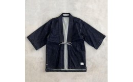 【ふるさと納税】CK68【岡山デニム】“DENTO BLUE”  着物ジャケット [和紙ver] ／ サイズ大