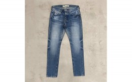 【ふるさと納税】CK77【岡山デニム】USED加工ジーンズ［L-INDIGO・スリムテーパード］／28インチ