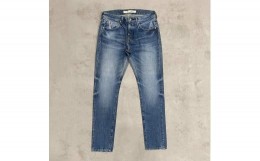 【ふるさと納税】CK77【岡山デニム】USED加工ジーンズ［L-INDIGO・スリムテーパード］／34インチ