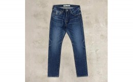 【ふるさと納税】CK78【岡山デニム】USED加工ジーンズ［INDIGO・スリムテーパード］／28インチ