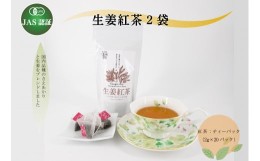【ふるさと納税】【JAS認証】生姜紅茶２セット