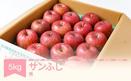 【ふるさと納税】りんご サンふじ 約5kg 秀品 リンゴ 林檎 令和6年産 2024年産 果物 山形県産 mm-risfs5