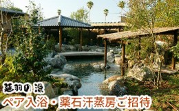 【ふるさと納税】No.778 延羽の湯　ペア入浴・薬石汗蒸房ご招待 ／ 露天風呂 くつろぎ チケット 大阪府