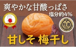 【ふるさと納税】特選A級 紀州南高梅 甘しそ味800g 千年の知恵 梅干し 贈答用 ブランド梅 和歌山県産 A-232