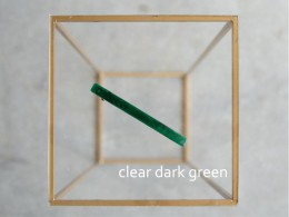 【ふるさと納税】アクリル製ロングバレッタ clear dark green（クリアダークグリーン） eME long baretta 髪留め ヘアクリップ ヘアアク