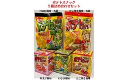 【ふるさと納税】【かとう製菓】ポテトスナック 5種 詰め合わせセット お菓子 おつまみ スナック 駄菓子 F23N-690