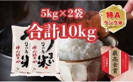 【ふるさと納税】うりゅう米ゆめぴりか　5kg×2袋