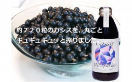 【ふるさと納税】カシス果汁100％ジュース（無加糖・無添加）　250ml×2本