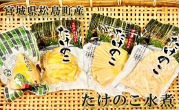 【ふるさと納税】No.010 宮城県松島町産　たけのこ水煮 ／ 筍 タケノコ 真空パック 水煮 宮城県 特産品