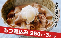 【ふるさと納税】大衆割烹つかさもつ煮込み250g×3Pギフト