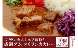 【ふるさと納税】成瀬ダム スリランカカレー 100g×10個