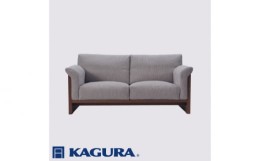 【ふるさと納税】No.376 【家具蔵】3Pソファ フレスコ ウォールナット材 ／ 家具 ソファー 3人掛け sofa リビングソファー 木材 無垢材 