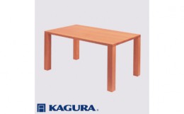 【ふるさと納税】家具蔵 KAGURA テーブル ダン 1650 チェリー材 家具 ダイニング 木材 無垢材 職人 手作業 天然木 高級木材 無添加 安全 