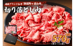 【ふるさと納税】那須野ヶ原和牛　切り落とし570g(約3〜5人前)【 牛肉 栃木県 那須塩原市 】 ns004-010