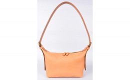 【ふるさと納税】【minca】】栃木レザーのショルダーバッグ02M 斜めがけ コンパクトサイズ/Shoulder bag 02M/タン(生成)　533