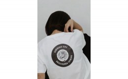 【ふるさと納税】バックプリント 足利市 マンホールTシャツ 白 M