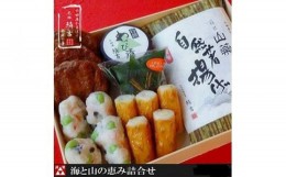 【ふるさと納税】【創業240年小田原蒲鉾発祥の店　鱗吉】　海と山の恵み詰合せ　【のし無料サービス】【自然薯揚げ いわし揚げ 彩しんじ